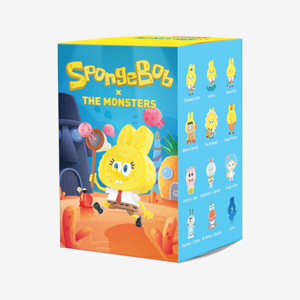 Figurine Labubu × SpongeBob – Sandy x Pato - Image 3