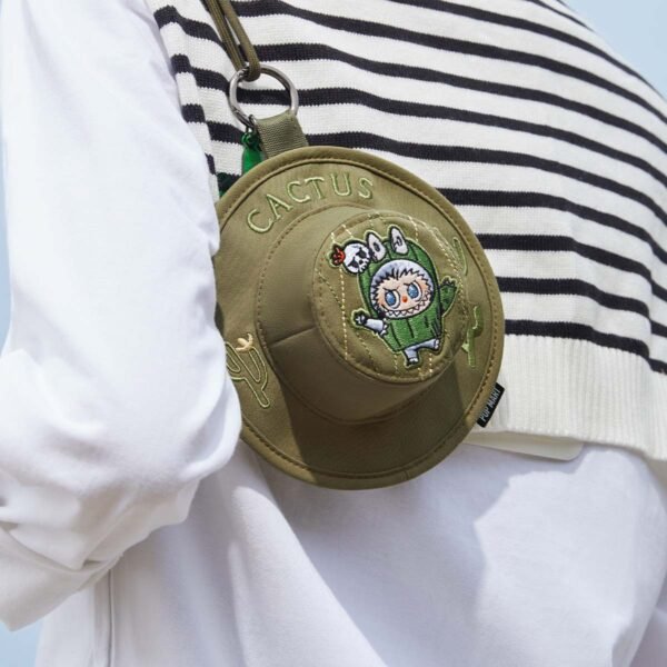 Labubu Mini Sac à Chapeau Cactus – Série Fall In Wild - Image 3