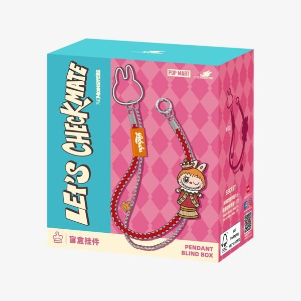 Pendentif Labubu King – Let’s Checkmate Series - Image 2