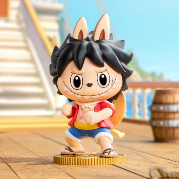 Figurine Labubu x One Piece – Monkey D. Luffy - Image 3