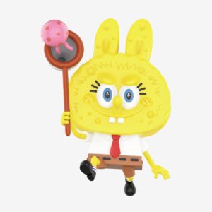 Figurine Labubu × SpongeBob « Jellyfish Catcher »